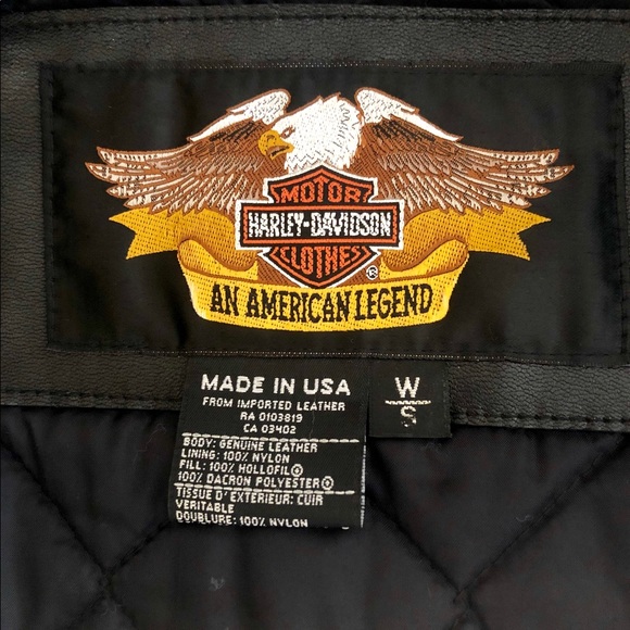 Women’s Harley Davidson Biker Jacket - Picture 6 of 8